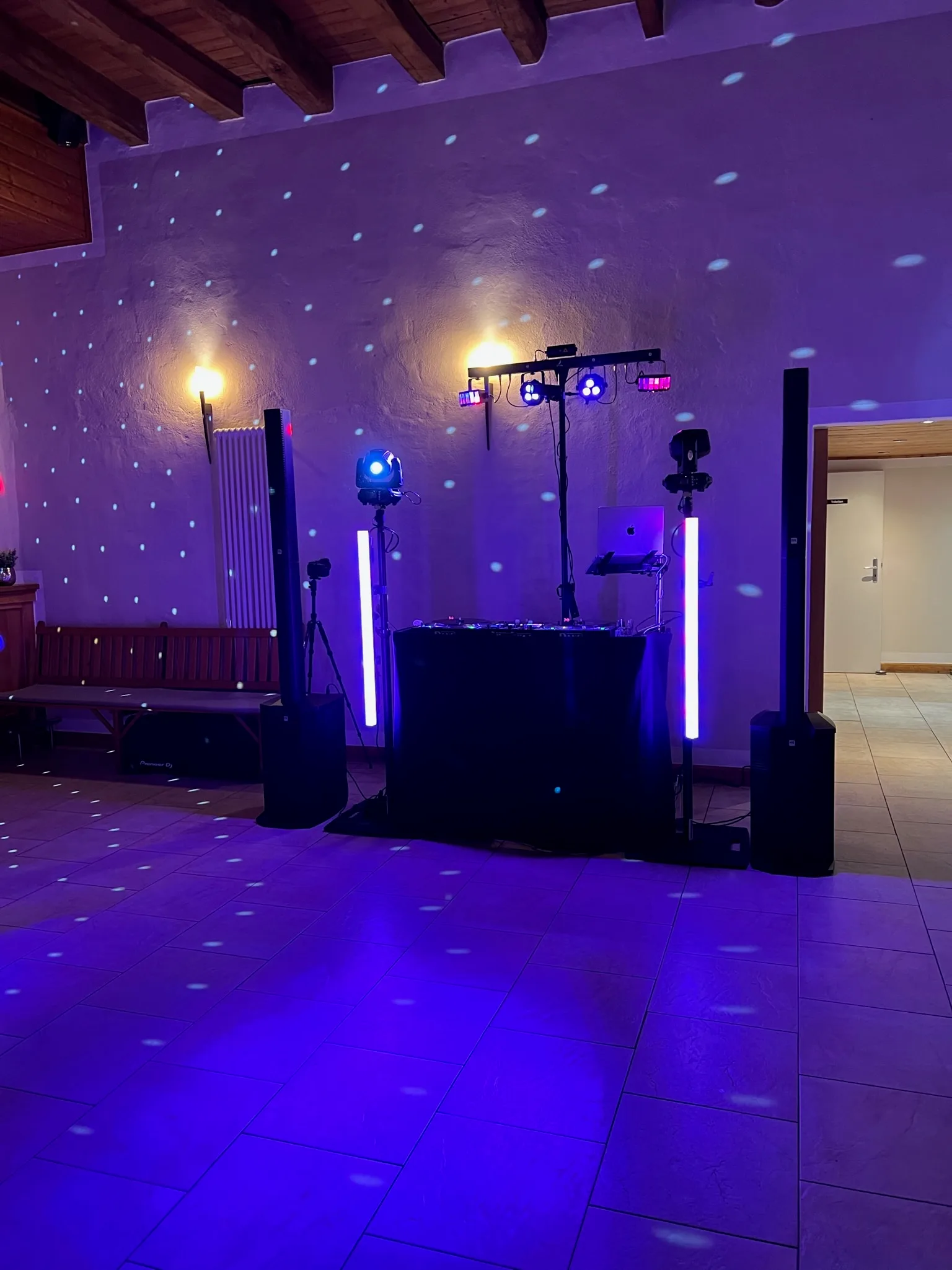 Tanzfläche mit LED-Technik